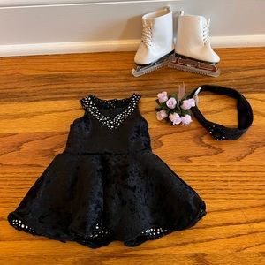 American Girl Doll 18 inch Midnight Skate Outfit Retired Ice Skating